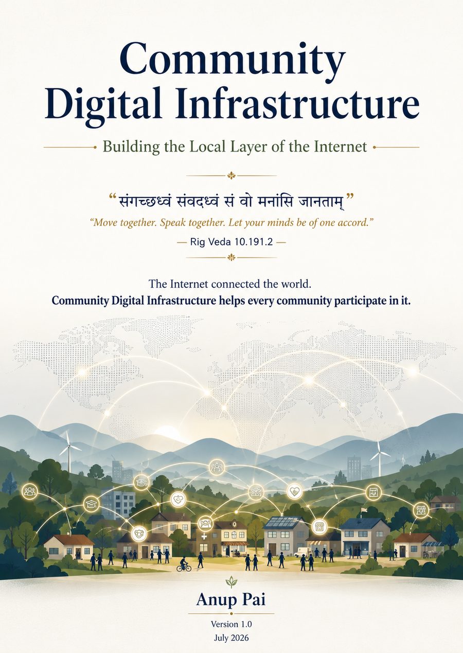 Cover of the Community Digital Infrastructure whitepaper